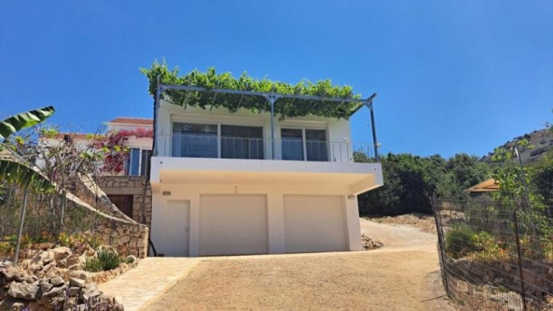 Kampia MIT VIDEO - Kreta: Öko-Luxus-Villa mit 3 Schlafzimmern in Kambia, autarkes Paradies mit Pool und Meerblick Haus kaufen